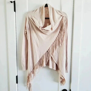 Lovestich shawl  fringe cardigan